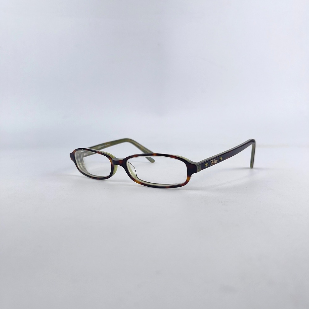 Juicy Couture Unisex Eyeglasses Frame Black & Olive Green Full Rim 50-15 mm